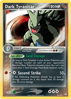 Dark Tyranitar - 020/109 — Team Rocket Returns