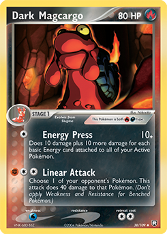 Dark Magcargo — Team Rocket Returns