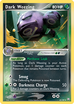 Dark Weezing — Team Rocket Returns