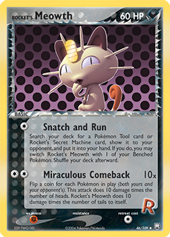 Rocket's Meowth — Team Rocket Returns