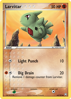 Larvitar - 063/109 — Team Rocket Returns