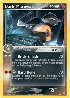 Dark Marowak — Team Rocket Returns
