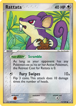 Rattata - 071/109 card art