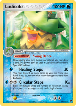 Ludicolo - 010/107 card art