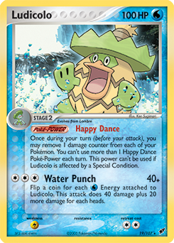 Ludicolo - 019/107 card art