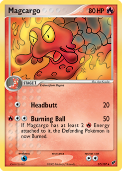 Magcargo - 037/107 card art
