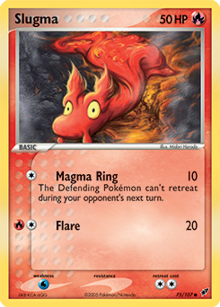 Slugma - 075/107 card art