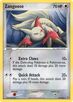 Zangoose — Emerald