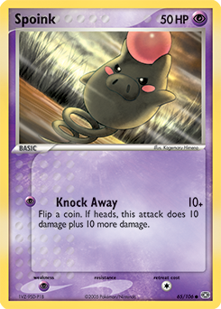 Spoink - 065/106 card art