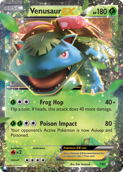 Venusaur EX card art