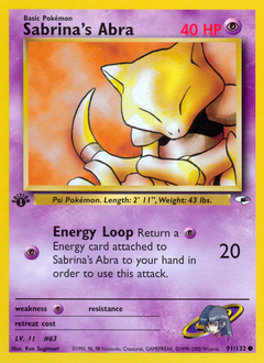Sabrina's Abra — Gym Heroes