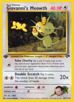 Giovanni's Meowth (43) — Gym Challenge