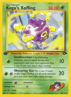 Koga's Koffing (48) — Gym Challenge