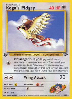 Koga's Pidgey (49) — Gym Challenge