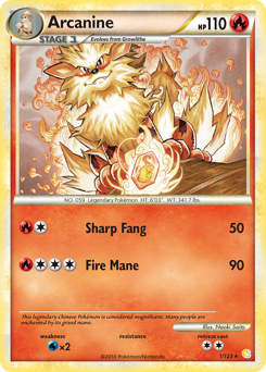 Arcanine — HeartGold SoulSilver
