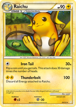 Raichu card art