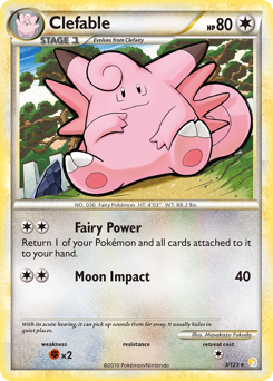 Clefable — HeartGold SoulSilver