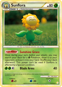 Sunflora card art
