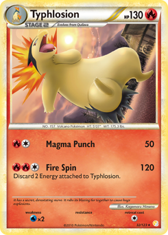 Typhlosion — HeartGold SoulSilver