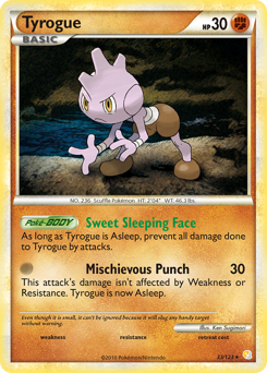 Tyrogue — HeartGold SoulSilver