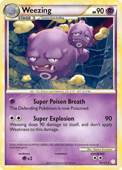Weezing — HeartGold SoulSilver