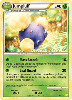 Jumpluff card art
