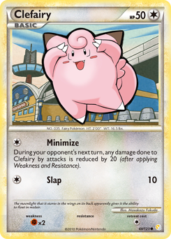 Clefairy card art