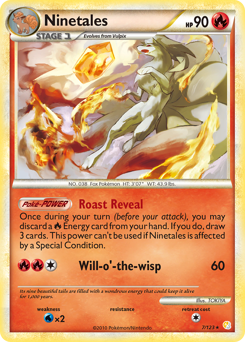 Ninetales card art