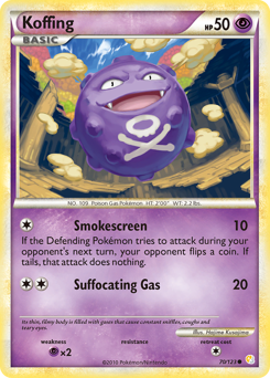 Koffing card art