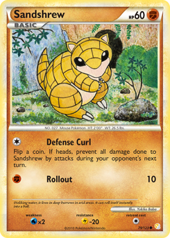 Sandshrew — HeartGold SoulSilver