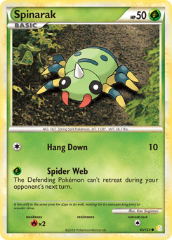 Spinarak — HeartGold SoulSilver