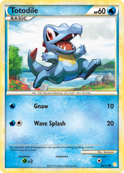 Totodile card art