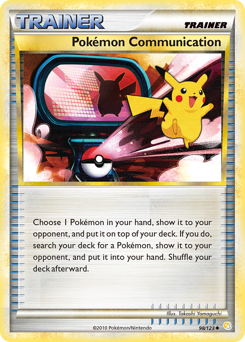Pokemon Communication card art