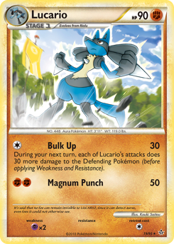 Lucario card art