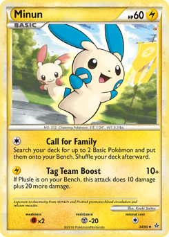 Minun card art