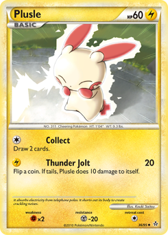 Plusle card art