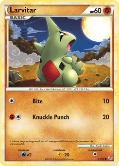 Larvitar (51) card art