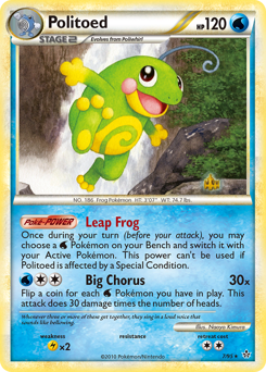 Politoed card art