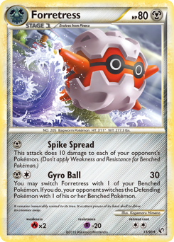 Forretress (13) card art