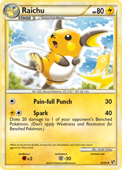 Raichu card art