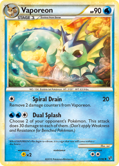 Vaporeon card art