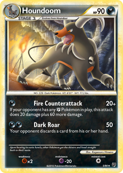 Houndoom card art
