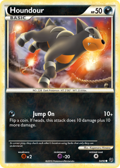 Houndour (54) card art