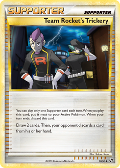 Team Rocket's Trickery card art
