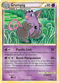 Grumpig card art