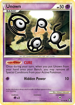 Unown card art
