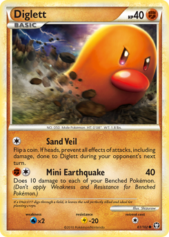 Diglett card art
