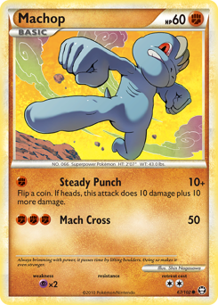 Machop card art