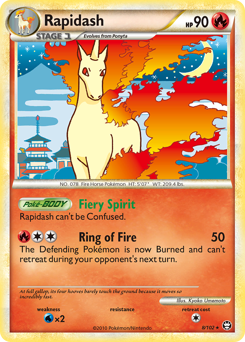 Rapidash card art