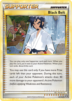 Black Belt card art